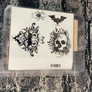 Stampin' Up! FROM THE CRYPT Rubber Wood Stamp Set